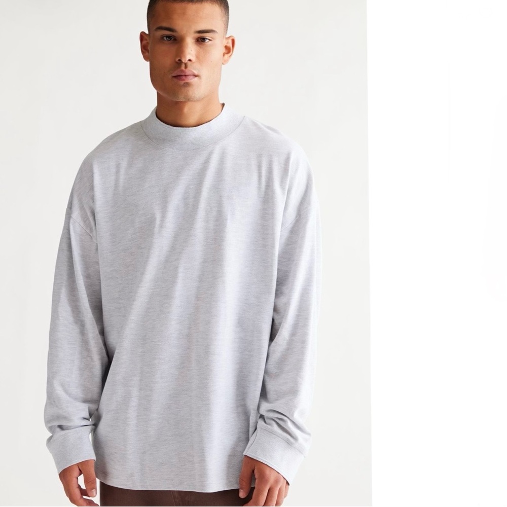 Urban Outfitters Standard Cloth Shortstop Pique Mock Neck Tee Size Medium